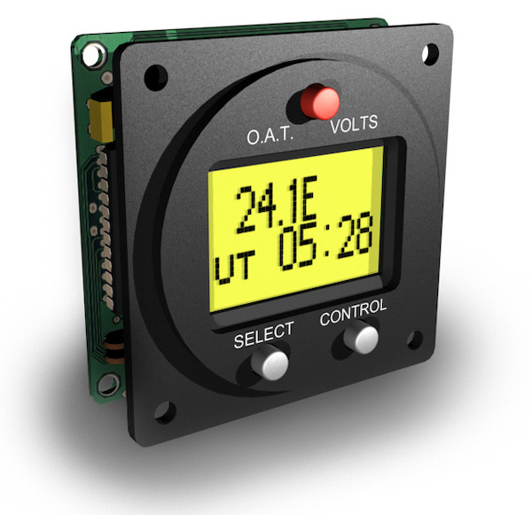 Aircraft digital online clock