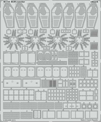 Detailset Boeing B29 Superfortress Exterior (Monogram) E48-744