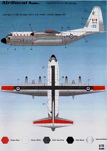 Hercules C130E (Canadian AF) ADTS7218