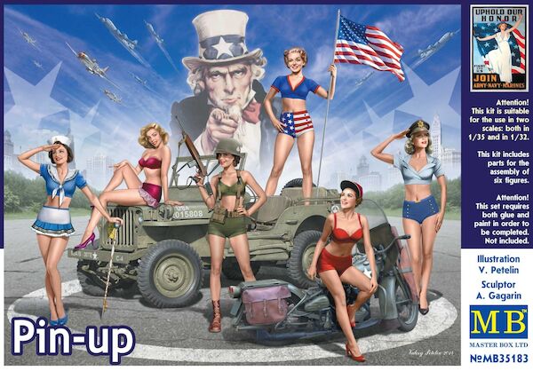 Pin Up Girls (6 girls) mb35183