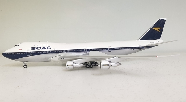 B747-100 (BOAC) G-AWNM (polished, with stand) ARD2054P