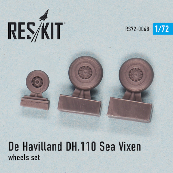 De Havilland DH110 Sea Vixen Wheel set RS72-0068