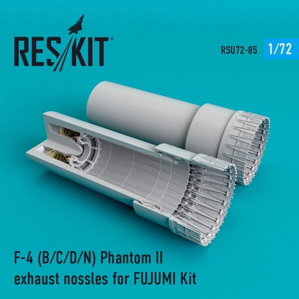 F4B/C/D/N Phantom II Exhaust Nozzles upgrade set (Fujimi) RSU72-0085