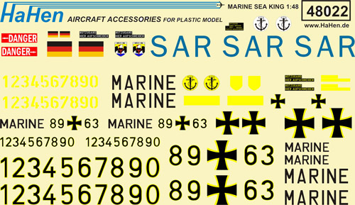 Sea King MK41 (MFG5 -Kiel) with resin Radomes HH48022