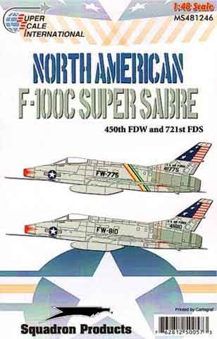 48-1246 F100C Super Sabre (450FWD, 721FDS, USAF) 48-1246