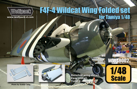 F4F Wildcat Folding Wing Set (Tamiya) WW48002