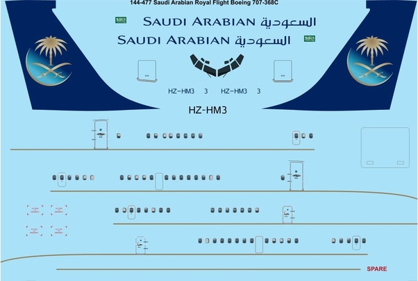 Boeing 707-368C (Saudi Arabian Royal Flight) 144-477
