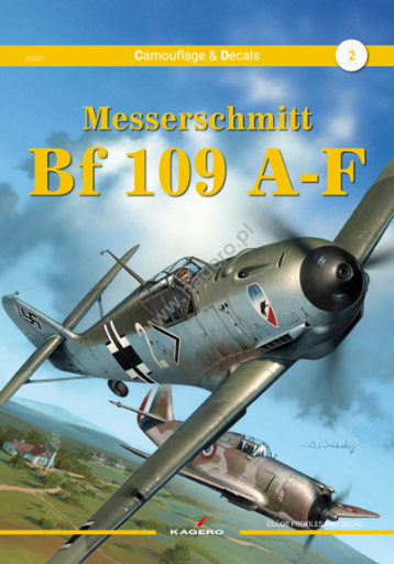 Messerschmitt Bf109A-F Camouflage & markings 9788366673212