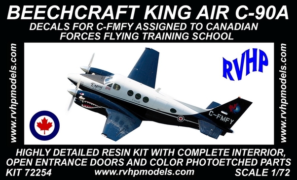 Beech King Air C90, (C-FMFY, Canadian Forces Flying Training School) RVH72025