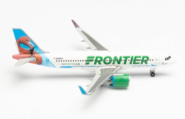 Airbus A320neo Frontier Airlines N308FR Flo the Flamingo 534697