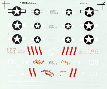 72-779 P38H Lightning (431FS) 72-779