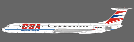 Ilyushin IL62 (CSA NC) FD14155
