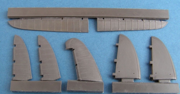 Macchi MC200 Saeta Control Surfaces (Italeri) u48-37