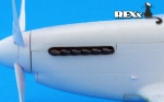 North American P51D Mustang Exhaust (ICM, Tamiya) 48.012