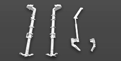 Focke Wulf TA152H-1 Landing gear struts SWS02-M05