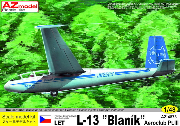 L-13 Blaník Aeroclub Pt.3 (Czech, UK and Japan Civil, Italian AF) AZ4873