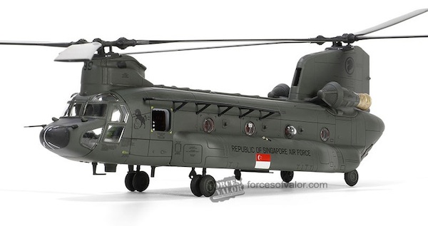 Boeing CH47SD Super D Chinook 127 Squadron Republic of Singapore Air Force Sembawang Air Base 821005D