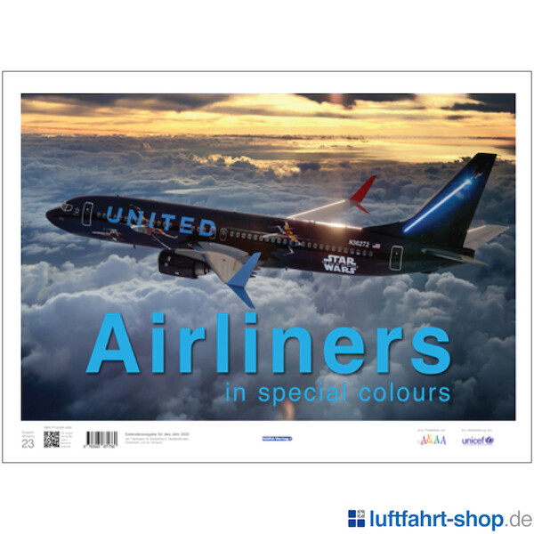 Airliners in Special Colours 2022 Calendar 9783925671760