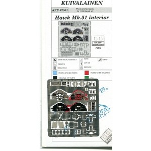 Detailset Finnish BAe Hawk Mk.51 interior (Revell) KPE32001