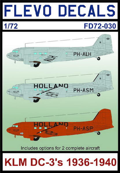KLM DC3s 1936-1939 FD72-030
