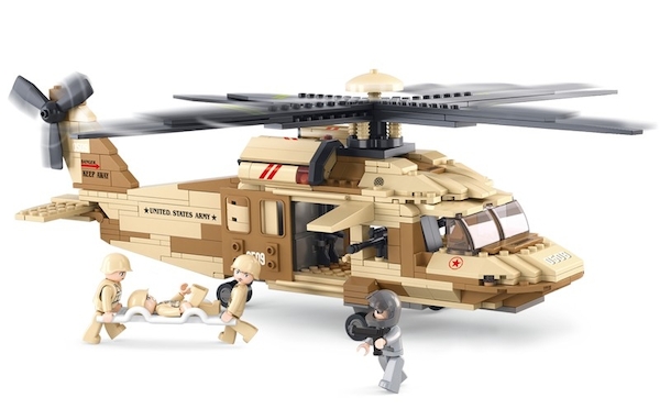 toy helicopter army