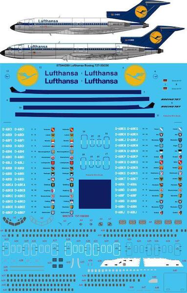 Boeing 727-30/230 (Lufthansa 1970's) STS44289