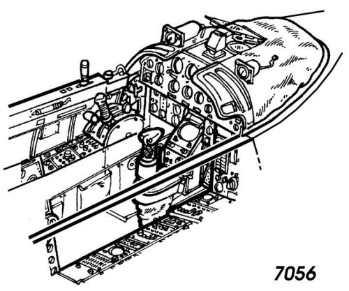 Lockheed F104S Starfighter Interior set (Hasegawal) CMKA7056