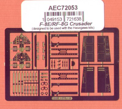 Detailset Vought F8E/RF8G Crusader AC7253