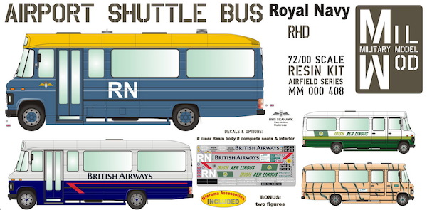 Mercedes Benz LP608 Bus Airfield shuttle (Royal Navy , British Airways, Aer Lingus) MM000-408