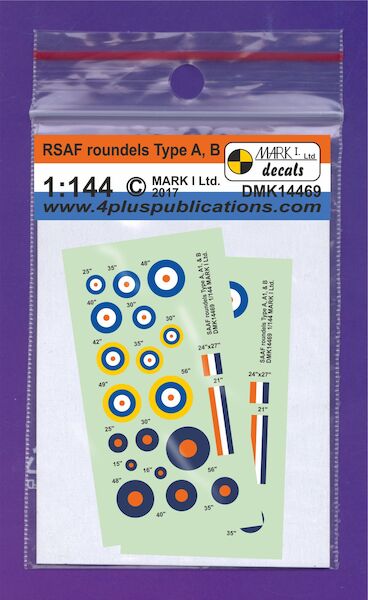 South African Air Force Insignia (Roundels Type A, B, Fin Flashes) DMK14469