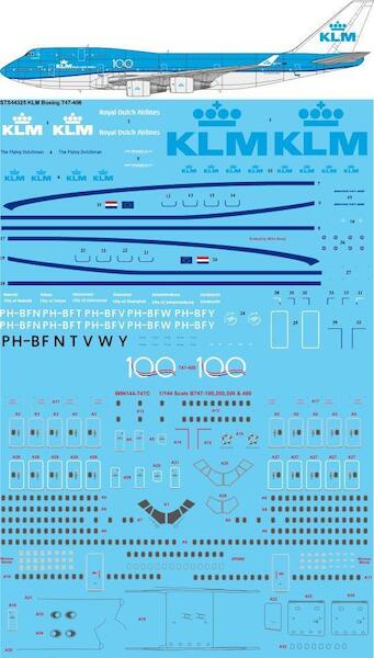 Boeing 747-406 (KLM New Colours) (NOW WITH 100 Years Logo!!) sts44325A