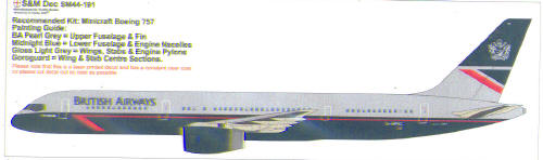 Boeing 757-200 (British Airways Landor Scheme) sm44-191