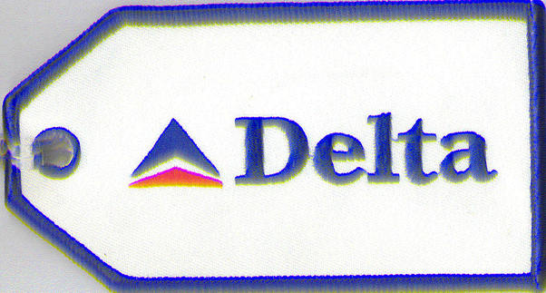 Delta Airlines baggage tag old colours TAG060(oc)