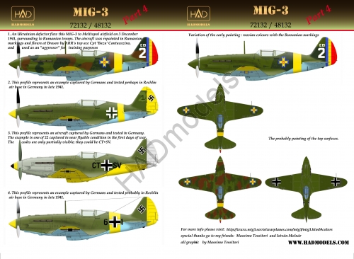 Mikoyan Mig3 PART4 (Rumania, Luftwaffe) HAD48132
