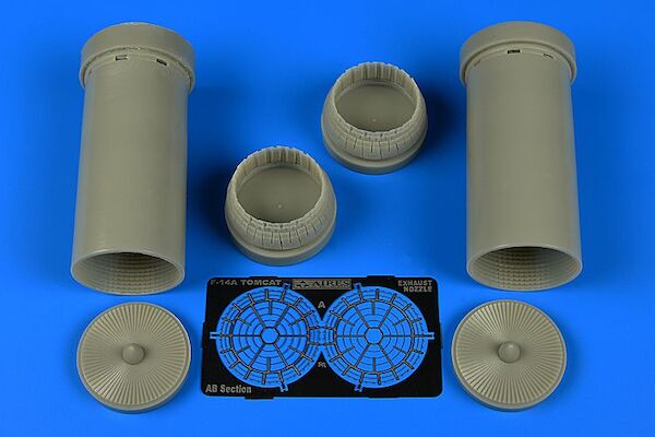F14A Tomcat exhaust Nozzles- Opened (Tamiya) 4708
