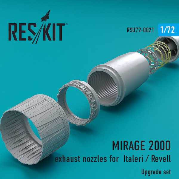 Revell Upgrade 1//72 ResKit RSU72-0021 Mirage 2000 exhaust nozzles for Italeri