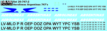 B747-200 (Aerolineas Argentinas) 20-747-2
