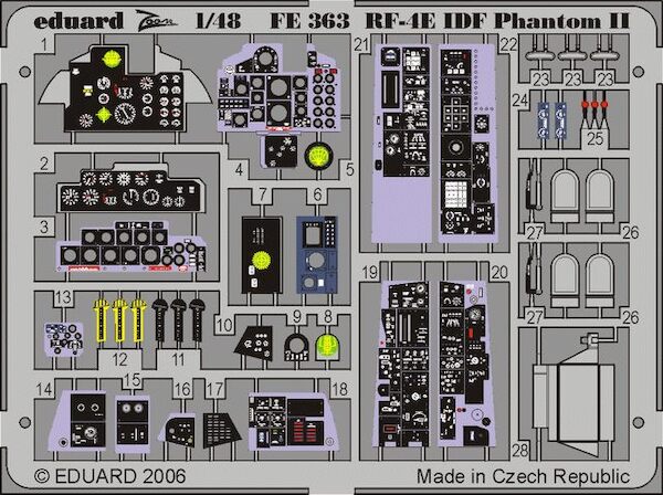 Detailset RF4E IDF Phantom II (Hasegawa) FE363