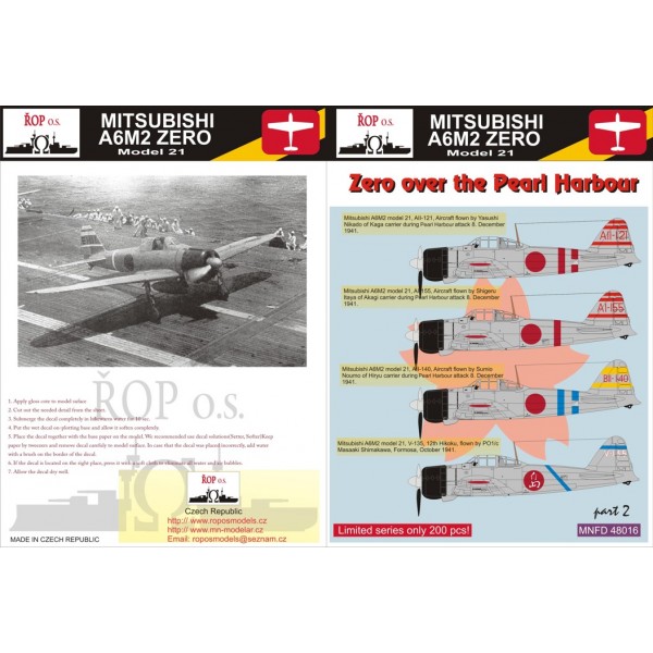 Zero over Pearl Harbour (A6M-2 Zero) MNFD48016