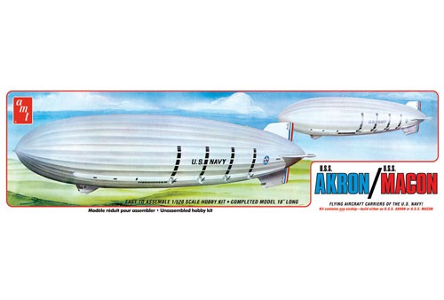 USS Akron /USS Macon, flying aircraft carriers of the US Navy AMT892/12