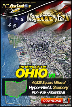 Mega Scenery Earth Version 3, Ohio V3 (Download version) DL-MSEV3-OH
