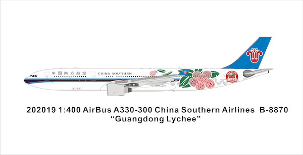 Airbus A330-300 China Southern Airlines B-8870 Guangdong Lychee 202019