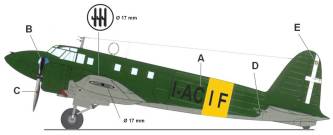 Fiat CR25 embassy plane I-ACIF IK7203