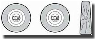 Curtiss P40E/M/N wheels CMK-Q48013