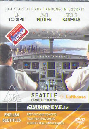 Cockpitflight Airbus A330-300B Lufthansa LH490/491: Frankfurt-Seattle 97813948358080