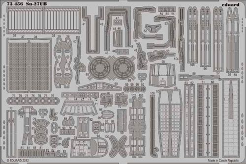 Detailset Suchoi Su27UB Self Adhesive (Trumpeter) E73-456