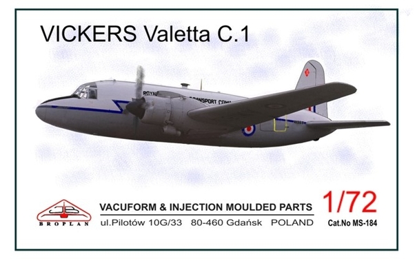 Vickers Valetta C.1 (Operation Musketeer) 1:72 Model Shop