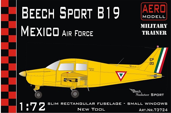 Beech Sport B19 Miltary trainer (Mexico Air Force) (New TOOL!) 01-73724