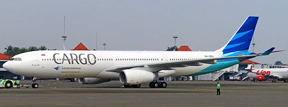 Airbus A330-300 Garuda Indonesia "Cargo Title" PK-GPA With Antenn