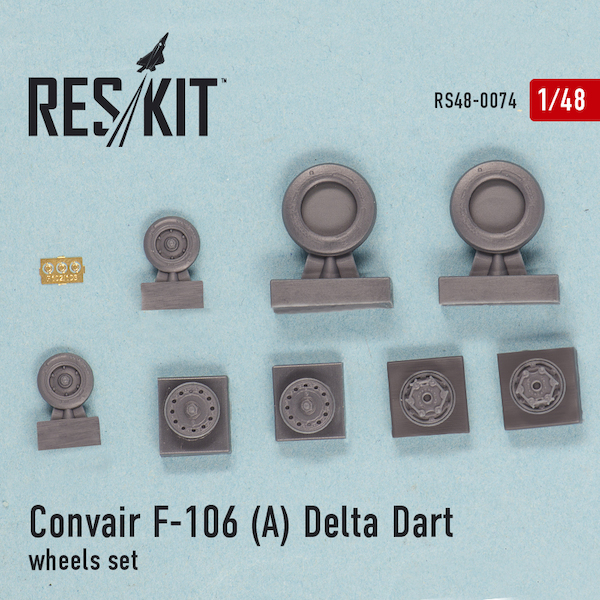 Convair F-106A Delta Dart Wheel set RS48-074